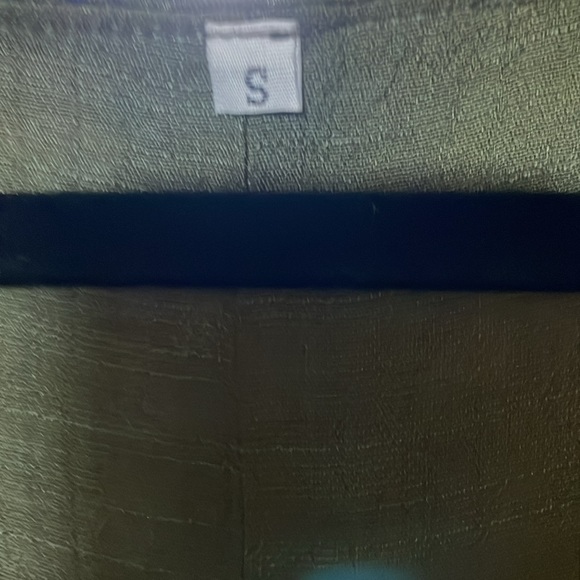 Sleeveless maxi dress, new, green floral with green plain material. - Picture 2 of 4